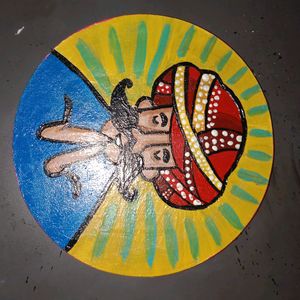 Rajasthani Man Painting