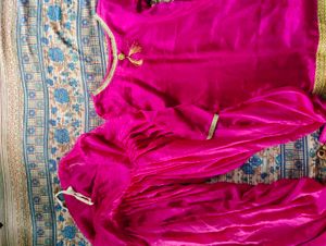 Fuschia pink Salwar Kameez