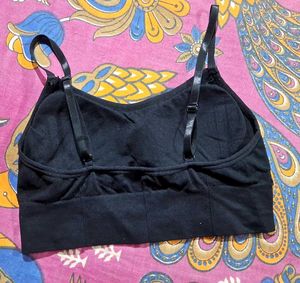 Paded Black Bra