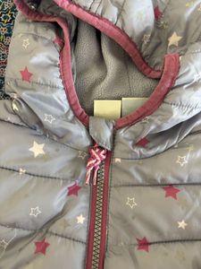 Kids Puffer Jacket with stars