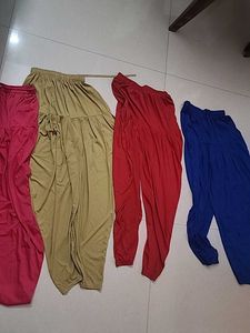 Combo Of 4 Patiala Pants