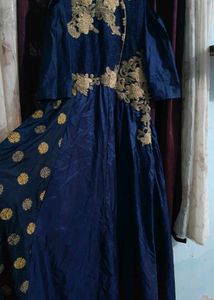 Embroidered Blue Kurta