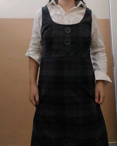 Plaid Pinafore Dress