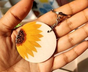 Customizable Painted Keychain