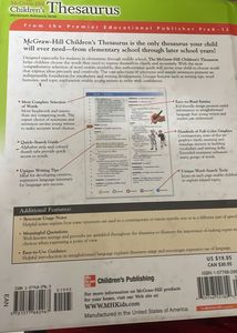 The McGraw-Hill Children’s Thesaurus