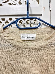 🎀Distressed Knit Sweater A