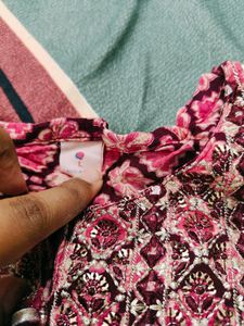 Maroon Salwar Kurta Set