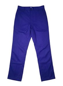 Blue Straight Leg Pants