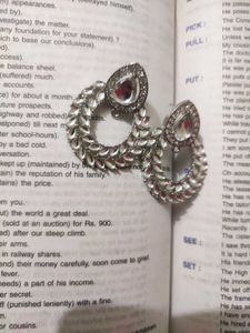 Silver Leaf Drop Earrings