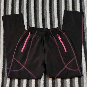 Black &amp; Pink Athletic Pants