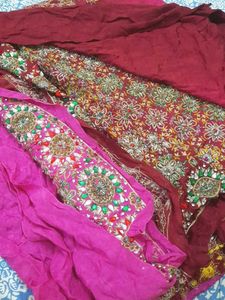 Full Sequence Work Double Shaded Saree💖