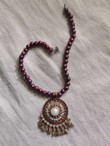 Statement Pearl & Gemstone Necklace
