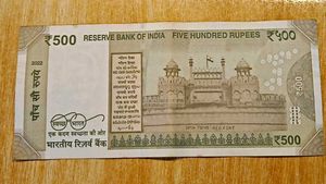 ₹500 Birthday Note 22 nd December 2001