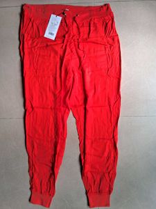 Sztori Women Plus Size Solid Woven Joggers