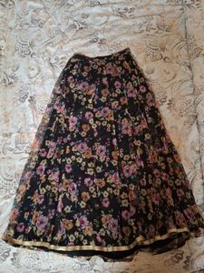 Floral Print Ethnic Skirt