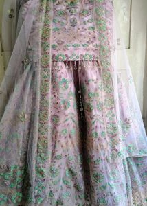 Lehenga 💜🔥 Lavender Crop top lahanga