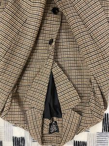 Brown Plaid/Check Blazer (Zara Dupe)