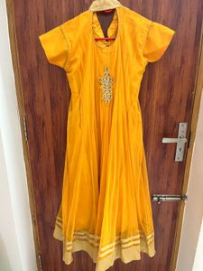 Yellow Embroidered Kurta Set