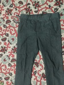 Men's Gray Straight Leg Trousers
