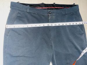 Straight Fit Dark Gray Dress Pants