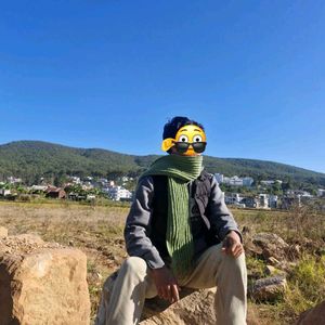 Hiroshi green crochet Scarf/muffler