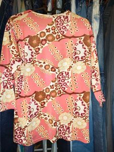 Floral Long Sleeve Top Large size 36- 38 inches