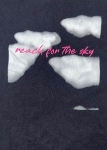 Black &#39;Reach for the Sky&#39; Graphic Tee
