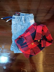 RED CASUAL WEAR FOR BABY BOYS