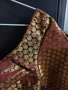 Red And Golden Blouse