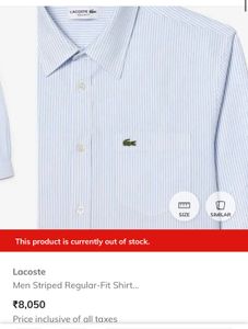Lacoste Light Blue Shirt
