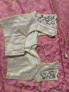 Pure Khaddi Banarasi Saree With Blouse
