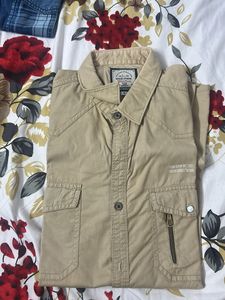 Khaki Cargo Shirt
