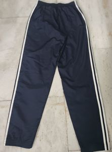 Blue Track Pants with Stripes
