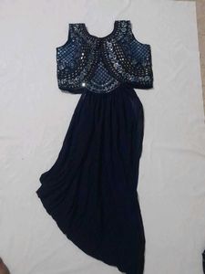 Lehenga with crop top
