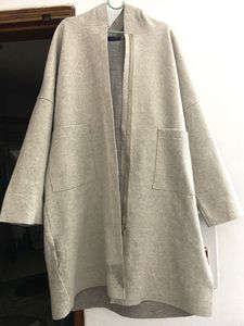 Korean Felt Unisex Hooded Overcoat