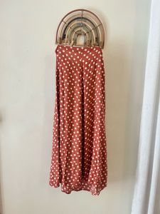 Polka Dot Midi Skirt