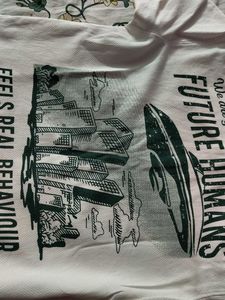 over sized white premium T shirt