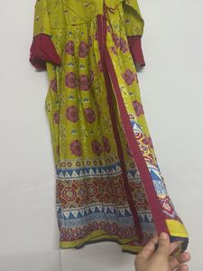 Elegant Green Printed Kurta