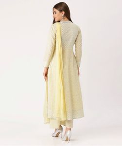 Libas Cotton Kurta Set With Dupatta