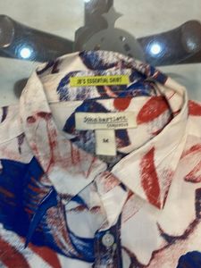 Floral Print Button-Down Shirt