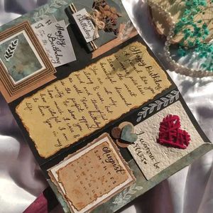 Vintage Best Wishes Card!