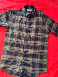Plaid Button-Down Shirt