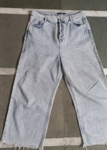 Fame Forever By Lifestyle Wide Leg Jeans To Fit 34 Waist