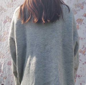 Cozy Grey Turtleneck Sweater