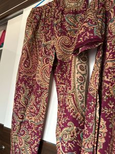Nermosa Women Viscose Printed Straight Kurta Pant