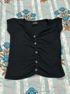 Black Crop Top