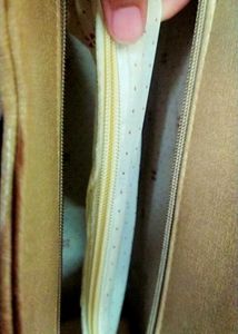 Beige Rhinestone Handbag