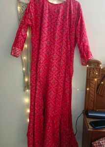 Partwear Ethnic Cotton Gown XXL