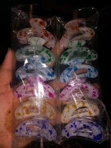 Colourful Hair Clutcher 12 Pcs