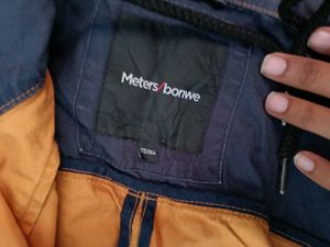 MUSTARD colour Denim Jacket With Hood
